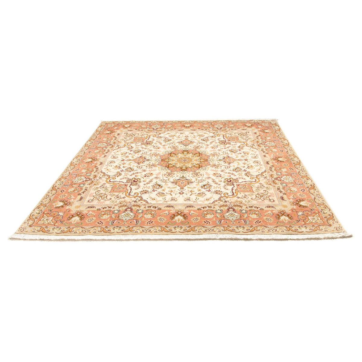 Persisk matta - Tabriz - Royal kvadrat  - 212 x 205 cm - beige