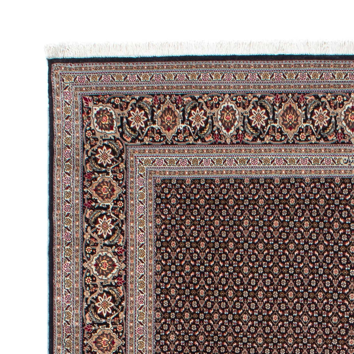 Persisk matta - Tabriz - 215 x 151 cm - mörkblå