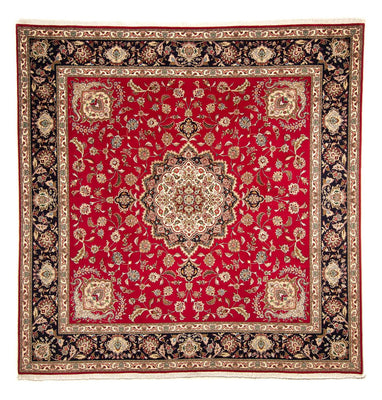 Persisk matta - Tabriz - Royal kvadrat  - 254 x 254 cm - röd