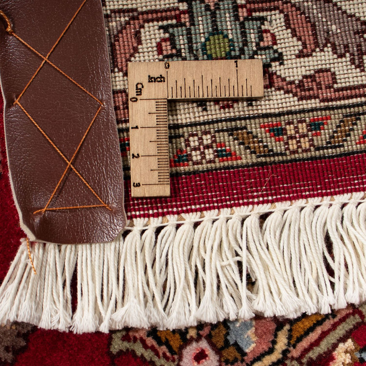 Persisk matta - Tabriz - Royal kvadrat  - 254 x 254 cm - röd