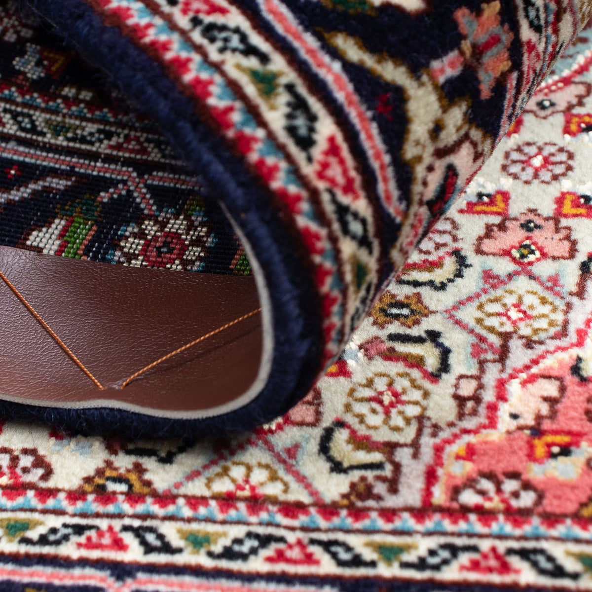 Persisk matta - Tabriz - Royal - 88 x 61 cm - mörkblå