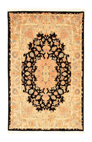 Persisk matta - Tabriz - Royal - 158 x 100 cm - svart