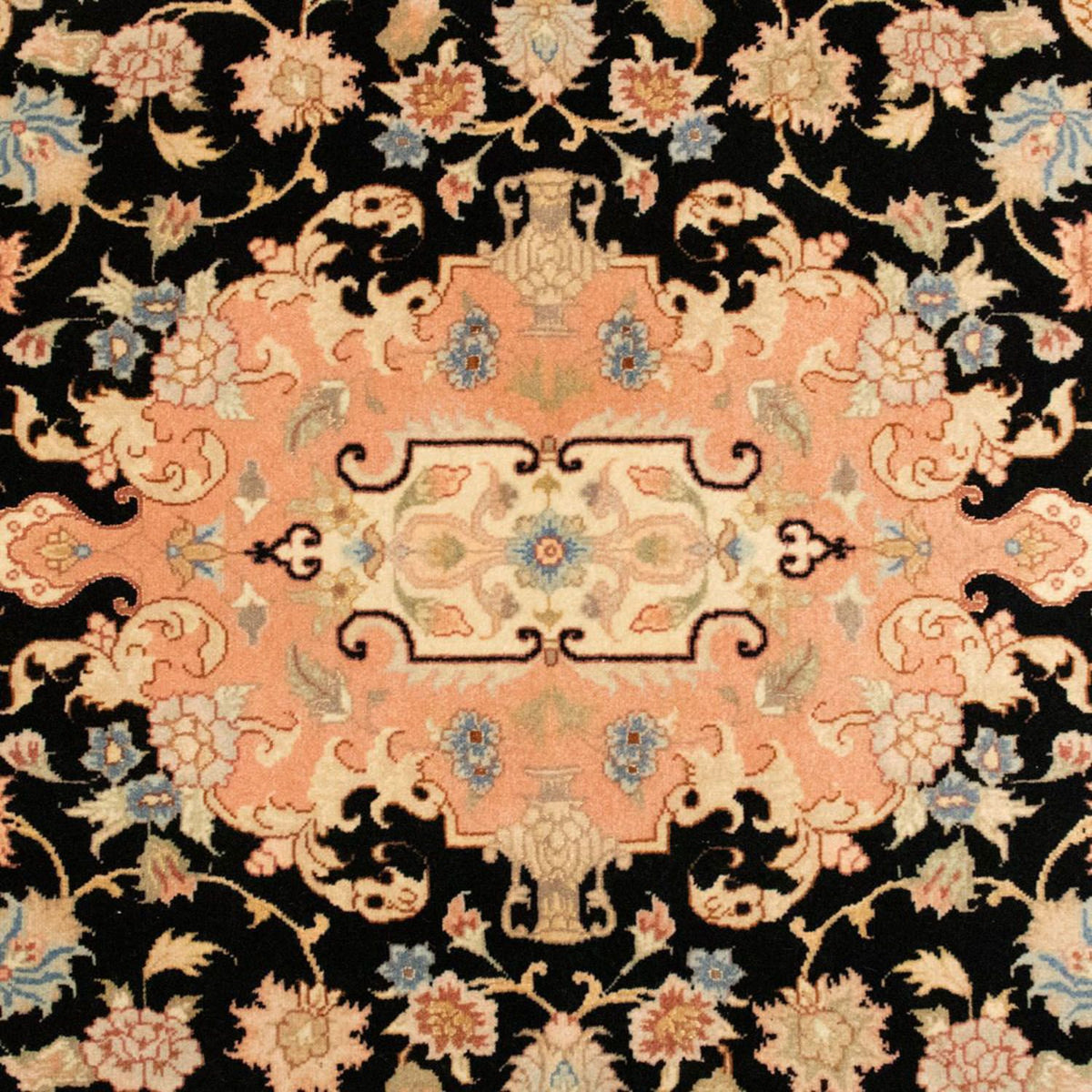 Persisk matta - Tabriz - Royal - 158 x 100 cm - svart