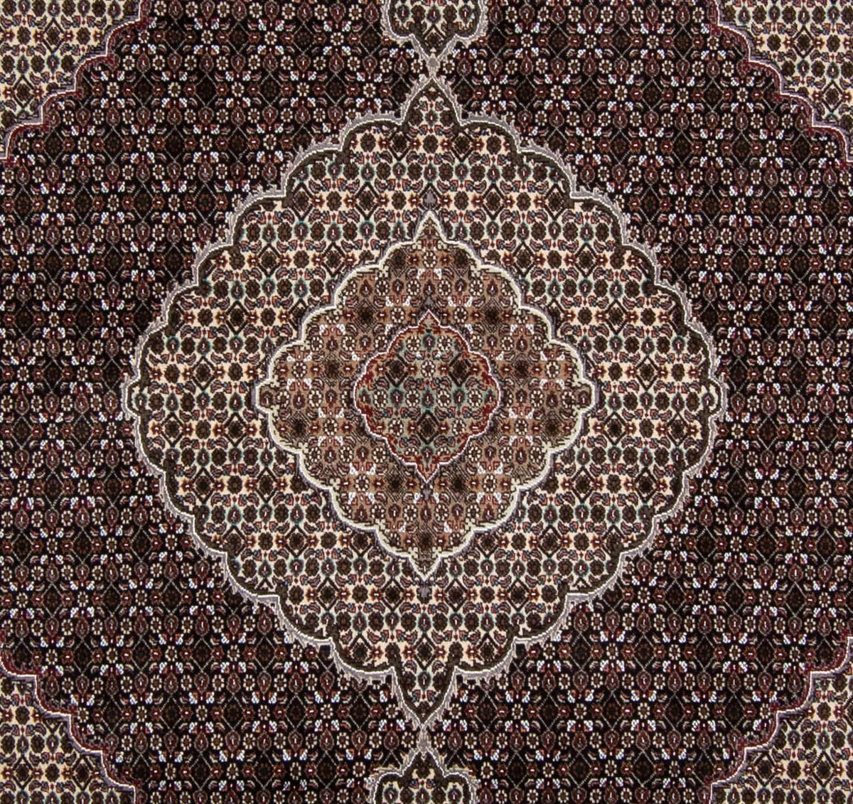 Persisk matta - Tabriz - Royal kvadrat  - 251 x 249 cm - mörkblå