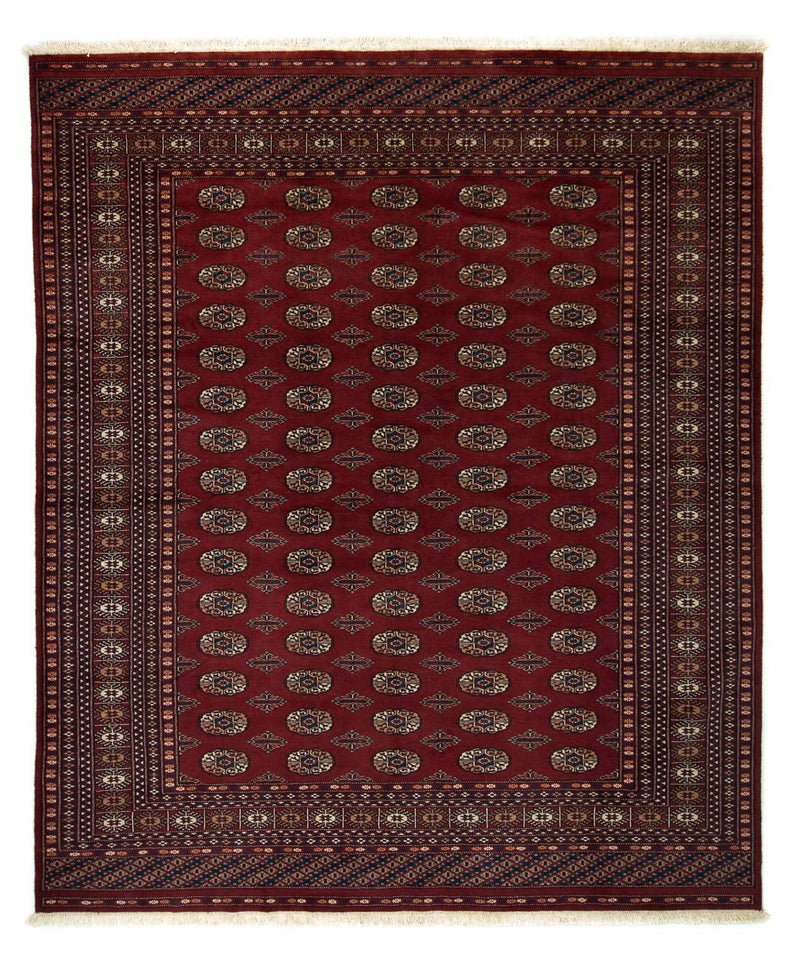 Afghansk matta - Bukhara - 244 x 205 cm - röd