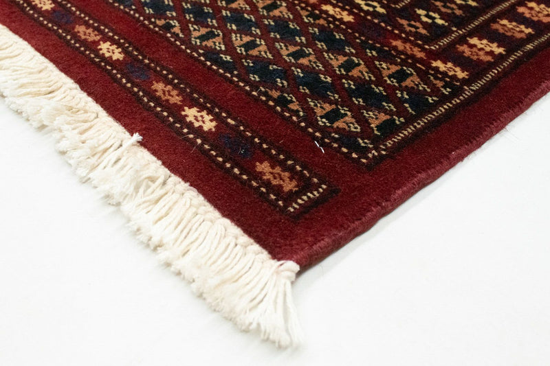 Afghansk matta - Bukhara kvadrat  - 205 x 205 cm - röd