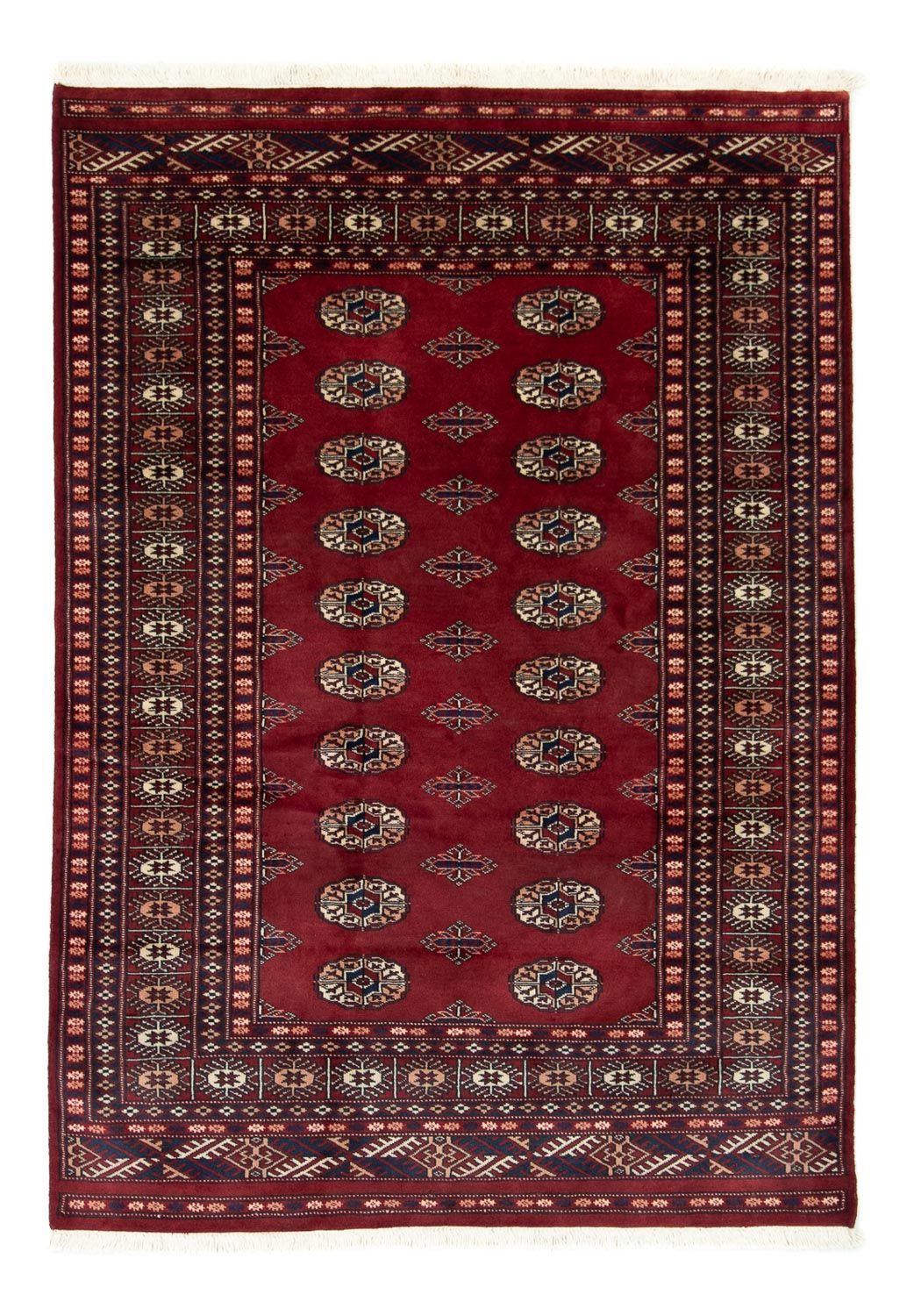 Afghansk matta - Bukhara - 182 x 123 cm - röd