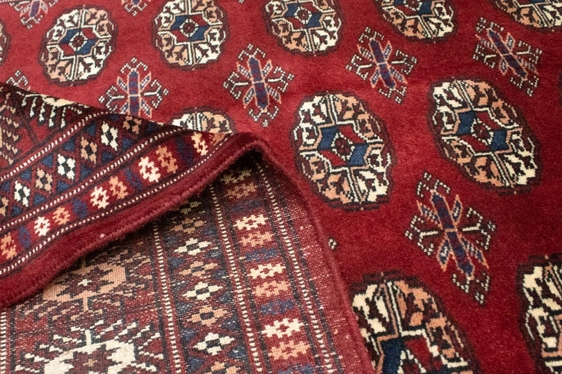 Afghansk matta - Bukhara - 178 x 122 cm - röd