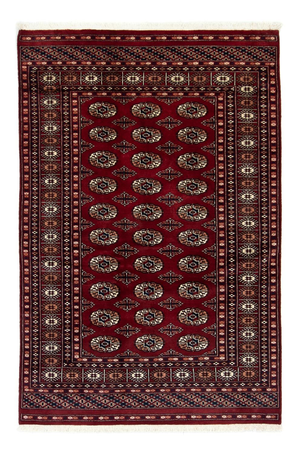 Afghansk matta - Bukhara - 186 x 121 cm - röd