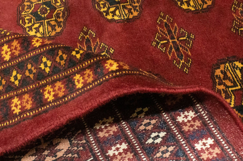 Afghansk matta - Bukhara - 248 x 197 cm - röd