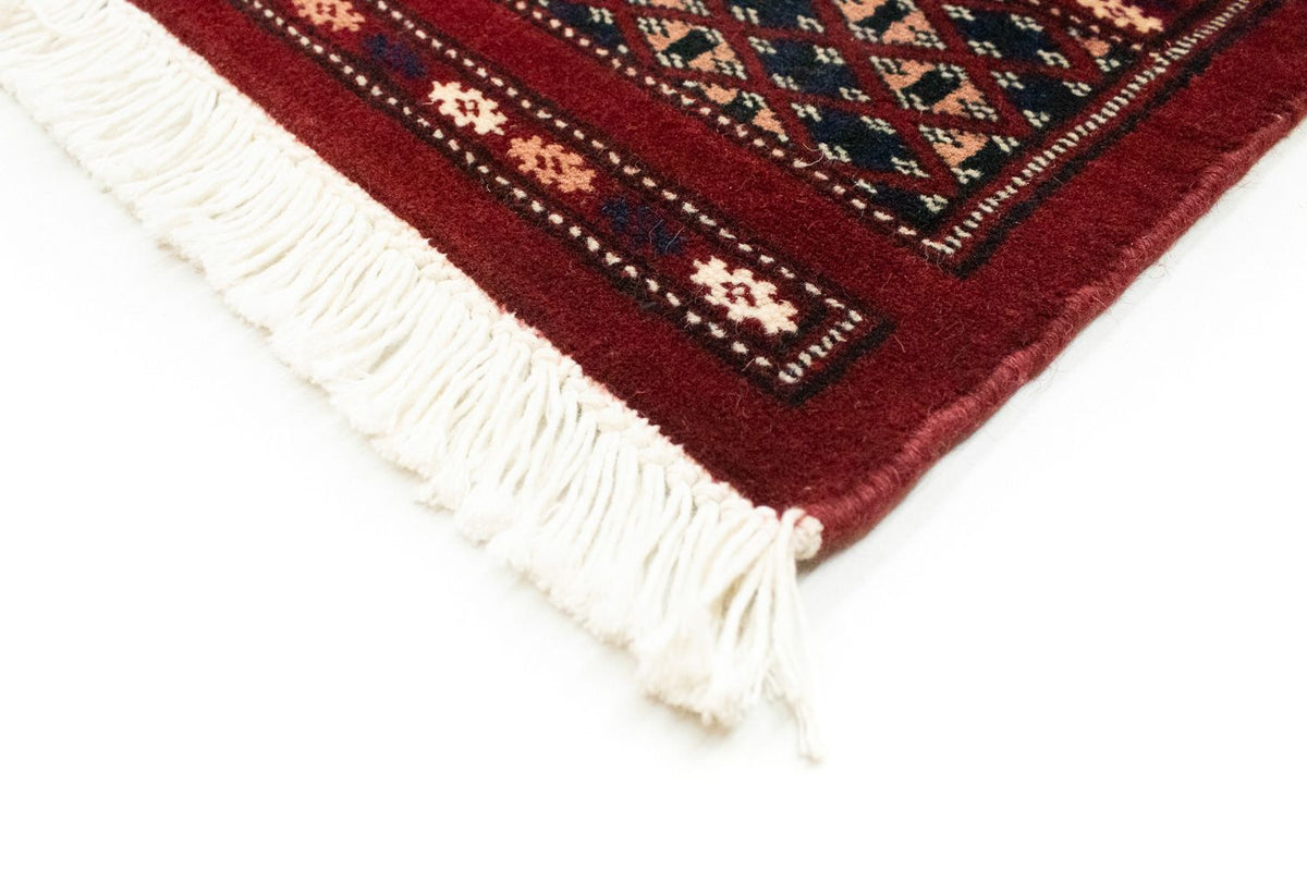 Afghansk matta - Bukhara kvadrat  - 207 x 204 cm - röd