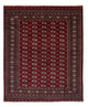 Afghansk matta - Bukhara - 238 x 200 cm - röd