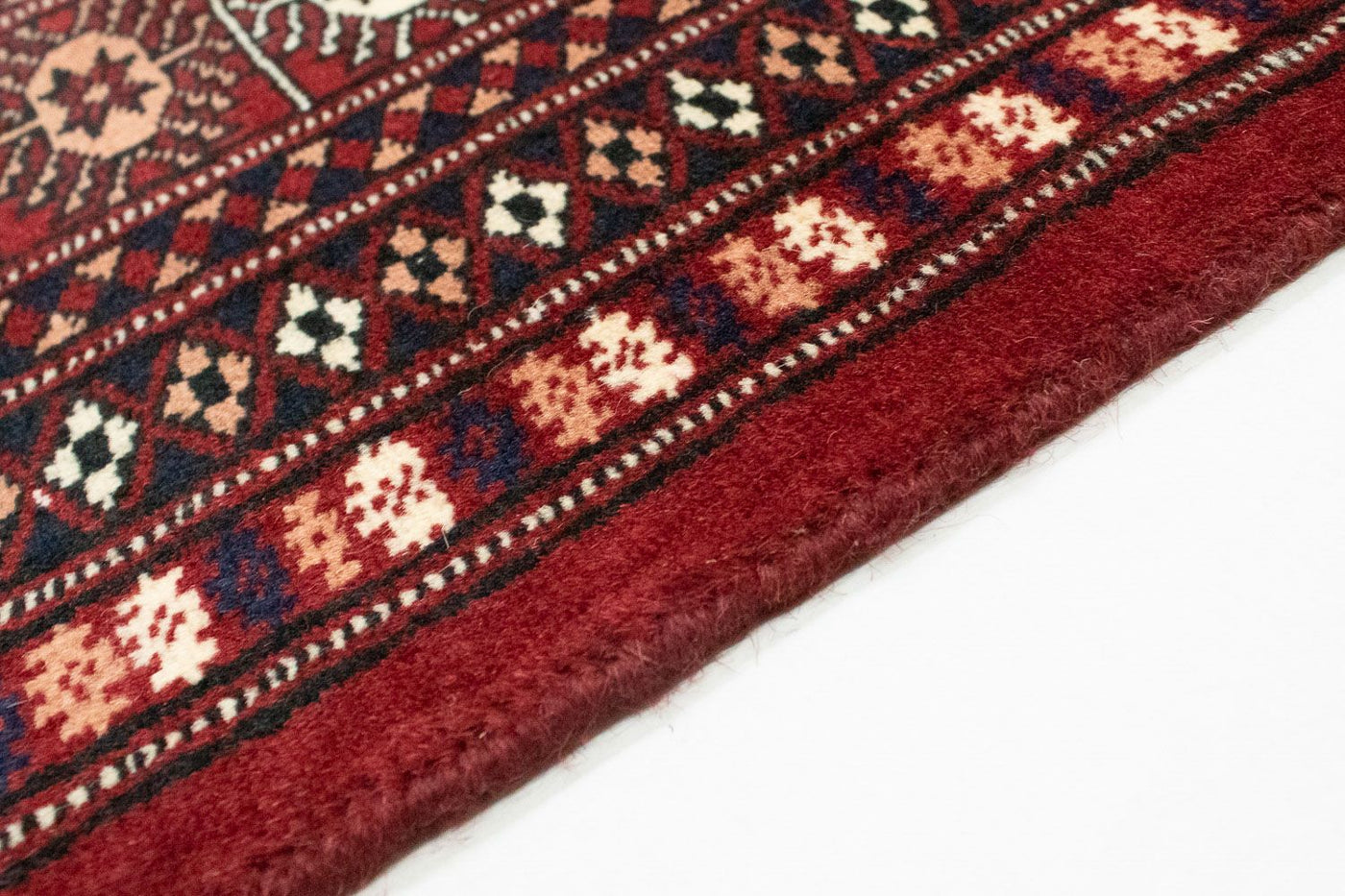 Afghansk matta - Bukhara - 238 x 200 cm - röd