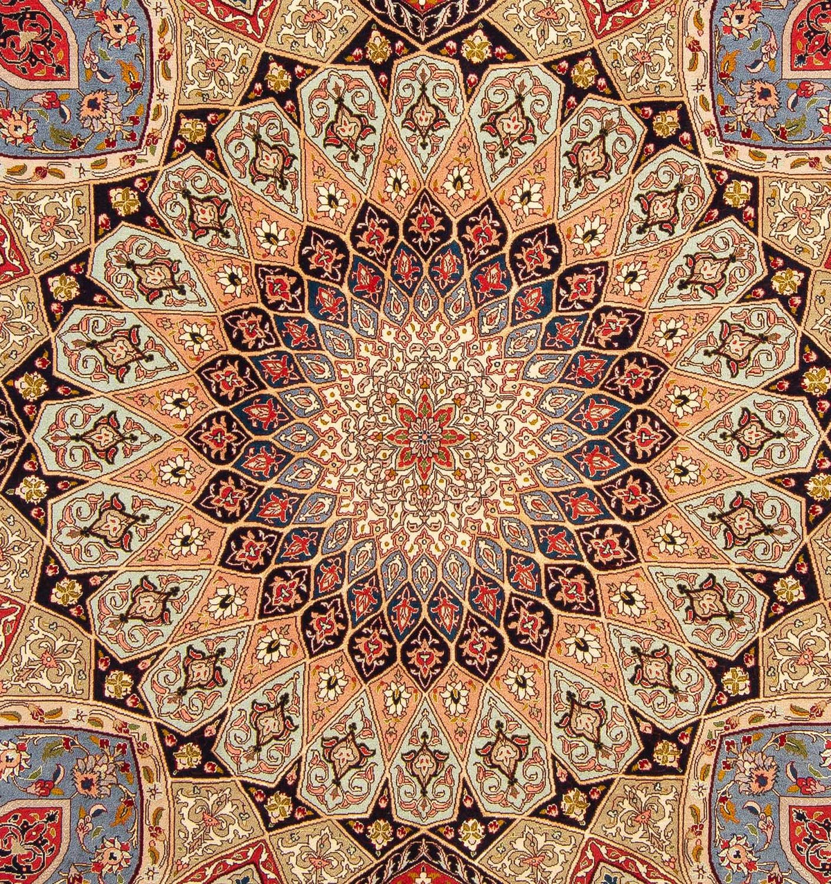 Persisk matta - Tabriz - Royal - 250 x 204 cm - flerfärgad