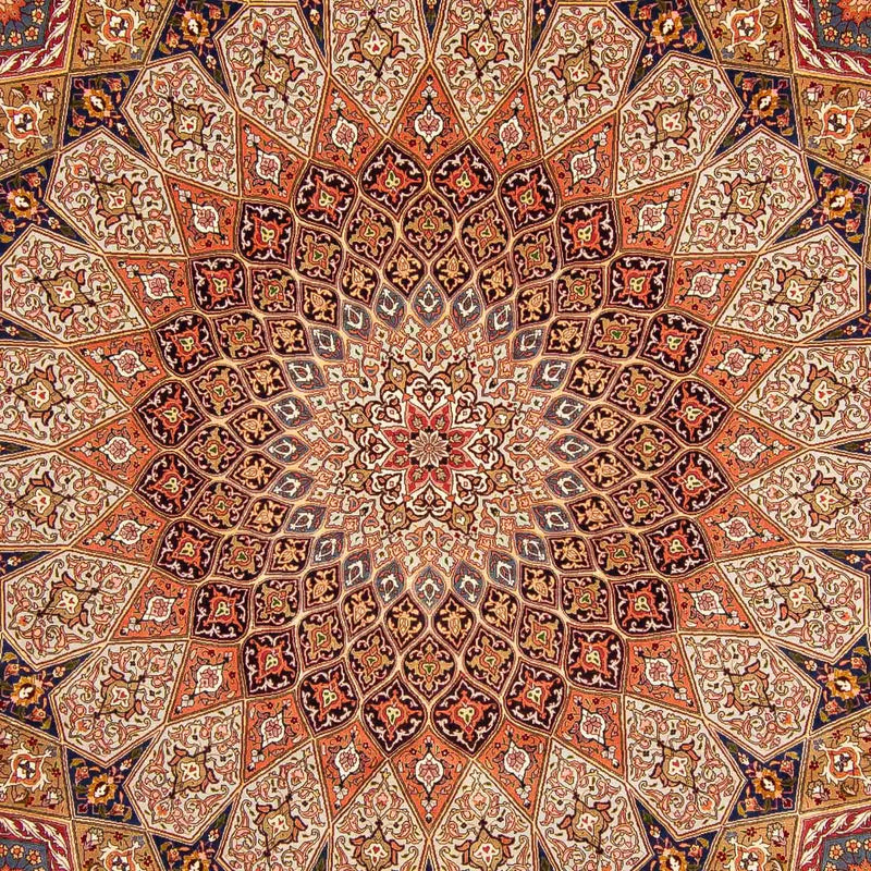 Persisk matta - Tabriz - Royal - 408 x 300 cm - flerfärgad