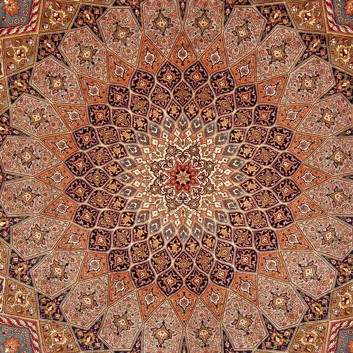 Persisk matta - Tabriz - Royal - 400 x 298 cm - flerfärgad