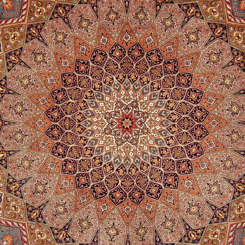 Persisk matta - Tabriz - Royal - 400 x 298 cm - flerfärgad