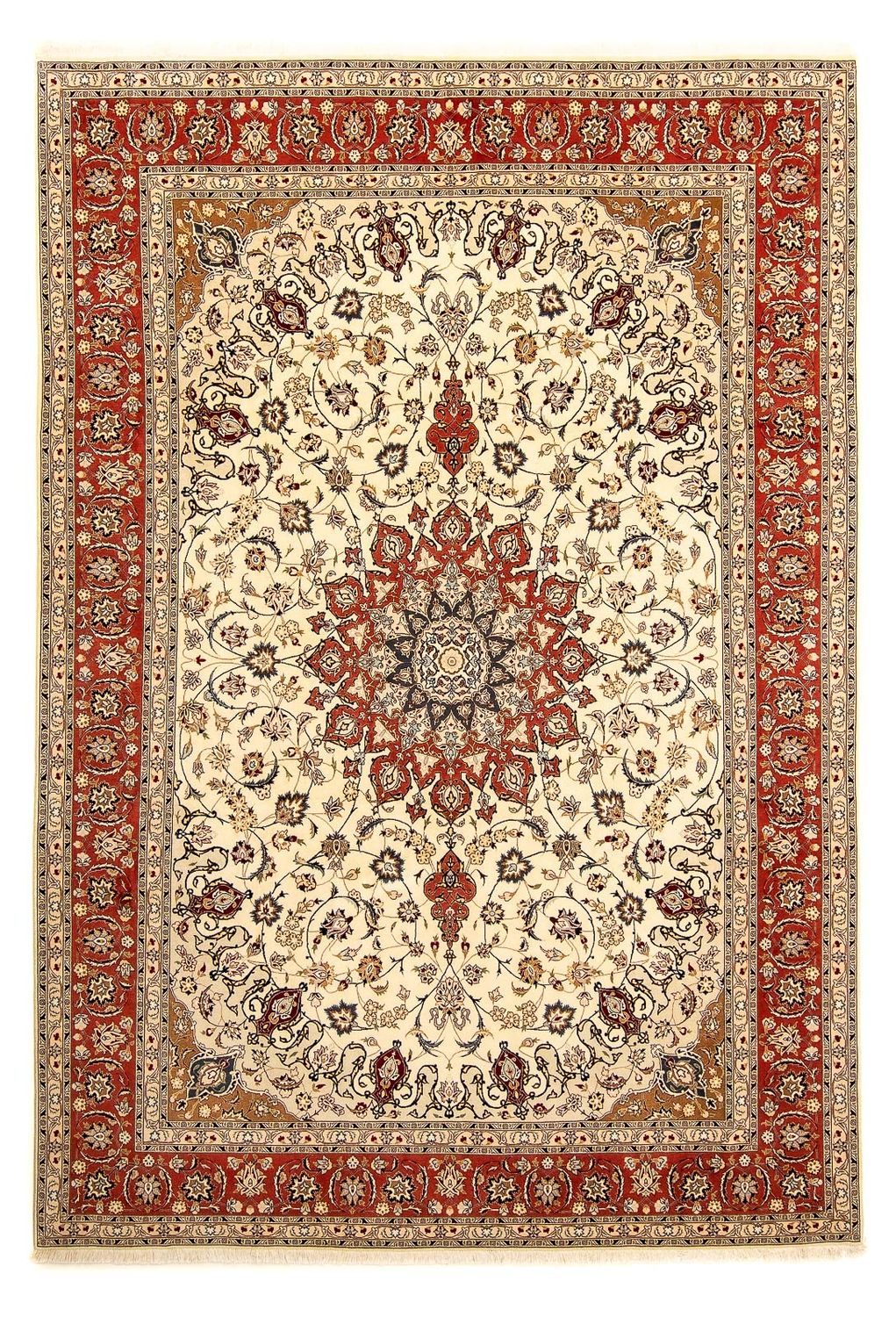 Persisk matta - Tabriz - Royal - 349 x 252 cm - beige