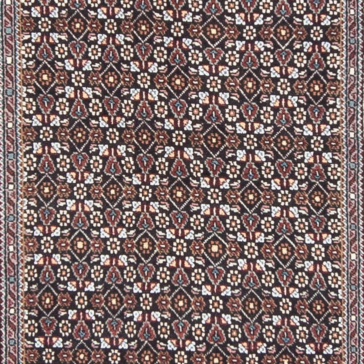 Runner Persisk matta - Tabriz - 392 x 67 cm - grått