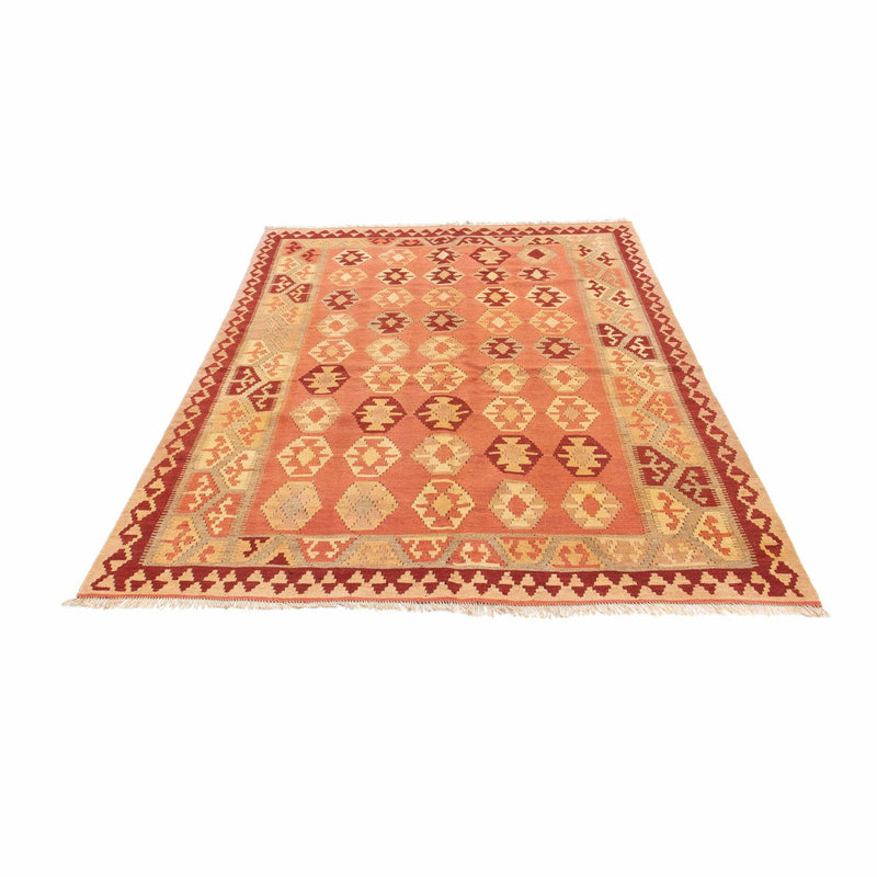 Kelim Carpet - orientalisk matta - 210 x 154 cm - orange
