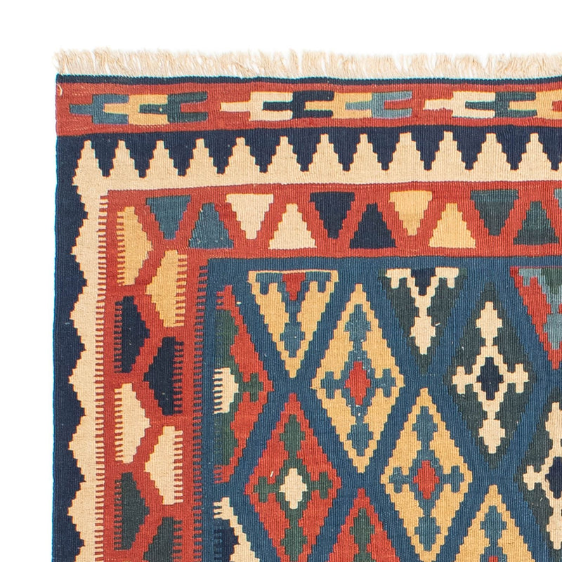 Kelim Carpet - orientalisk matta - 174 x 148 cm - blå