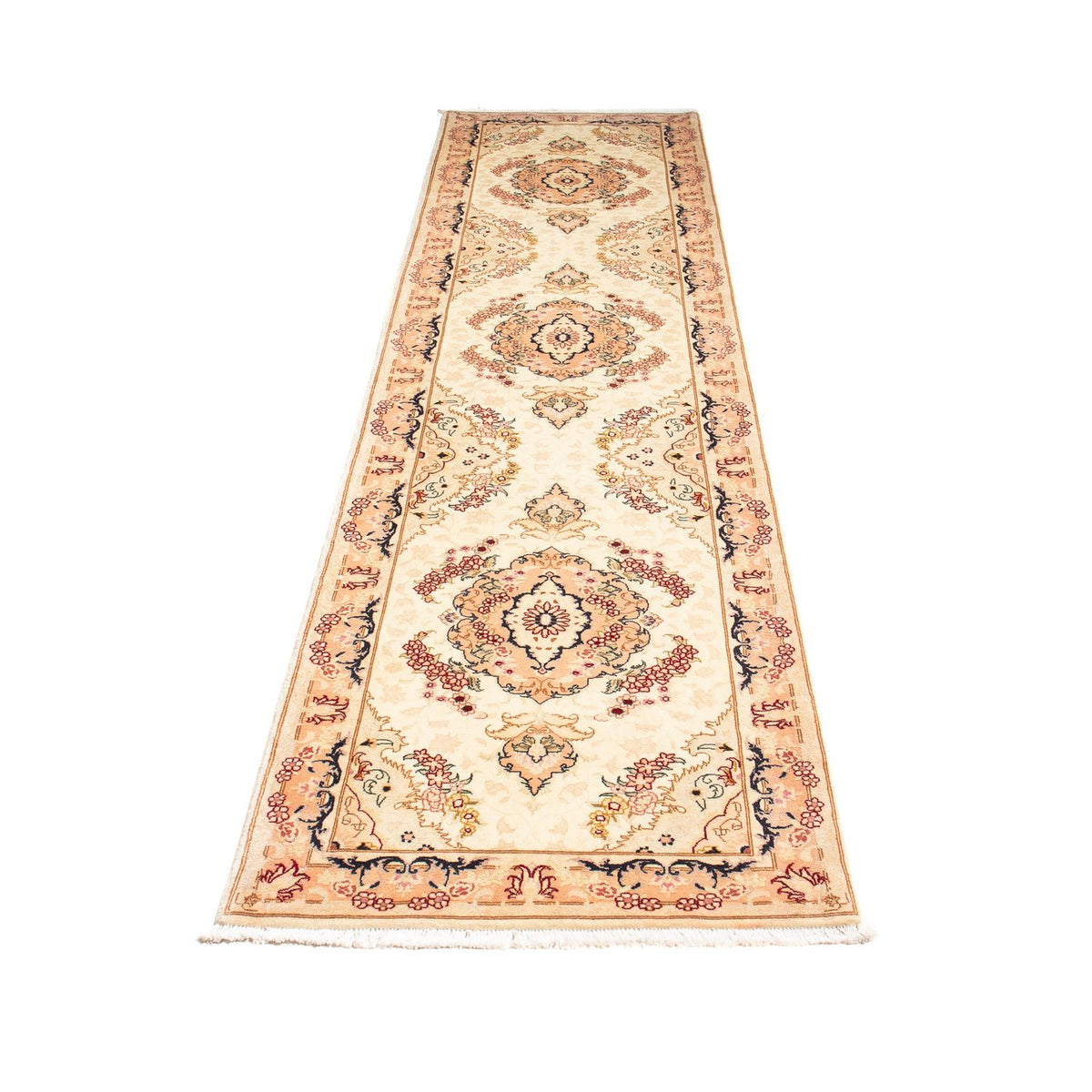 Runner Persisk matta - Tabriz - Royal - 306 x 74 cm - beige