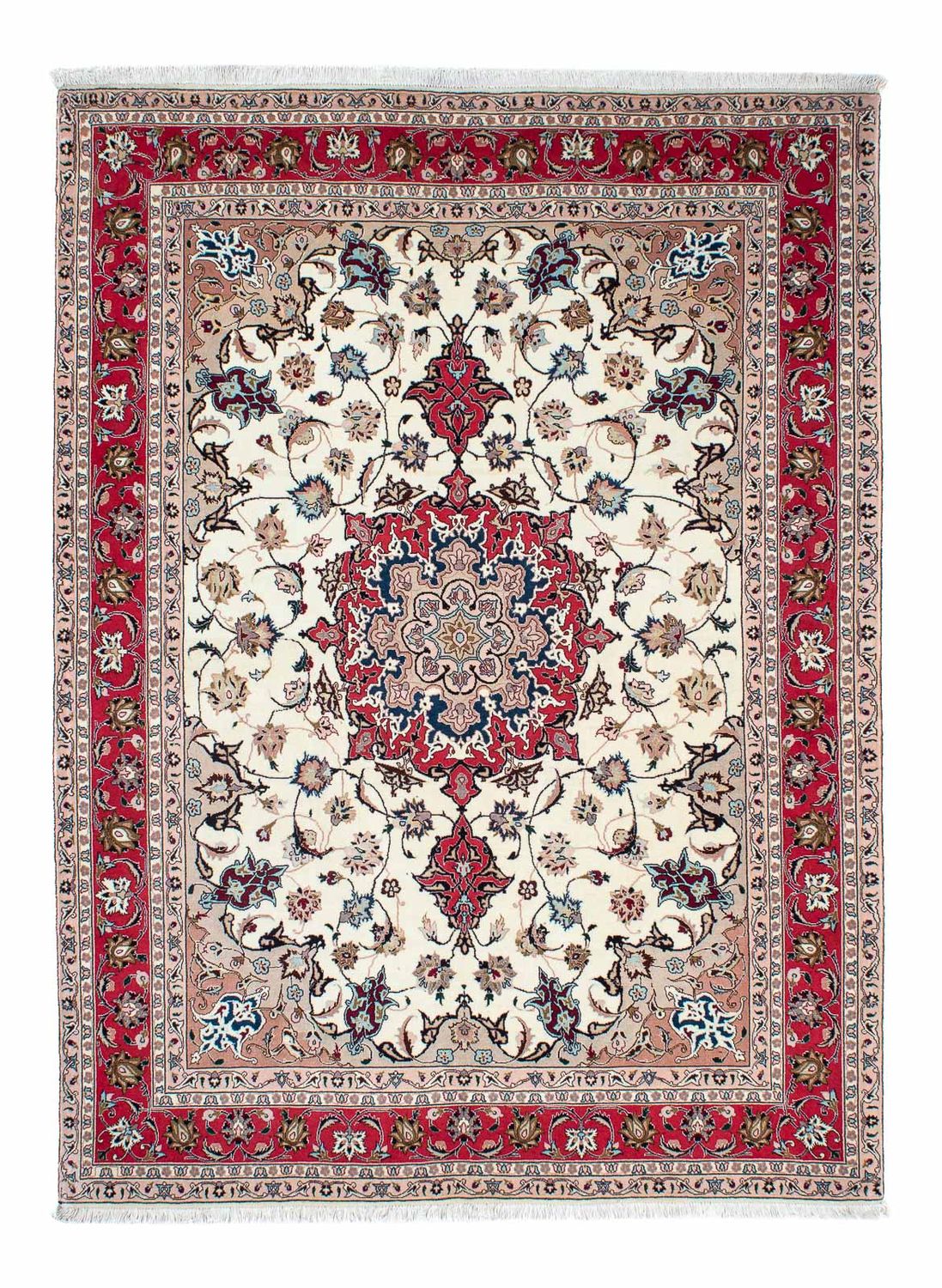 Persisk matta - Tabriz - Royal - 212 x 154 cm - beige