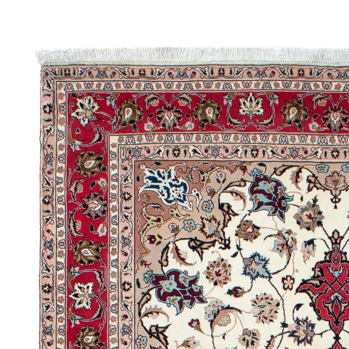 Persisk matta - Tabriz - Royal - 212 x 154 cm - beige