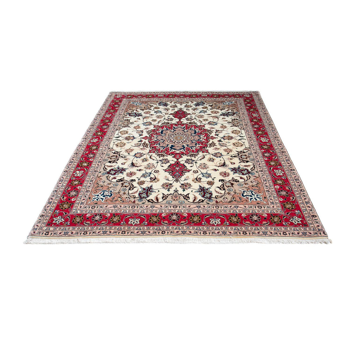 Persisk matta - Tabriz - Royal - 212 x 154 cm - beige