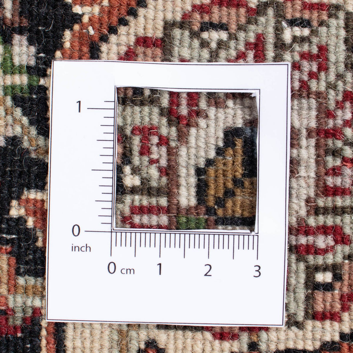 Persisk matta - Tabriz - 253 x 246 cm - mörkblå