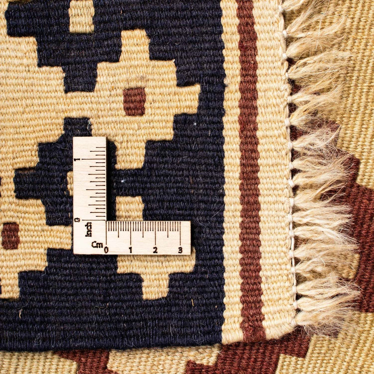 Kelim Carpet - orientalisk matta - 214 x 140 cm - beige