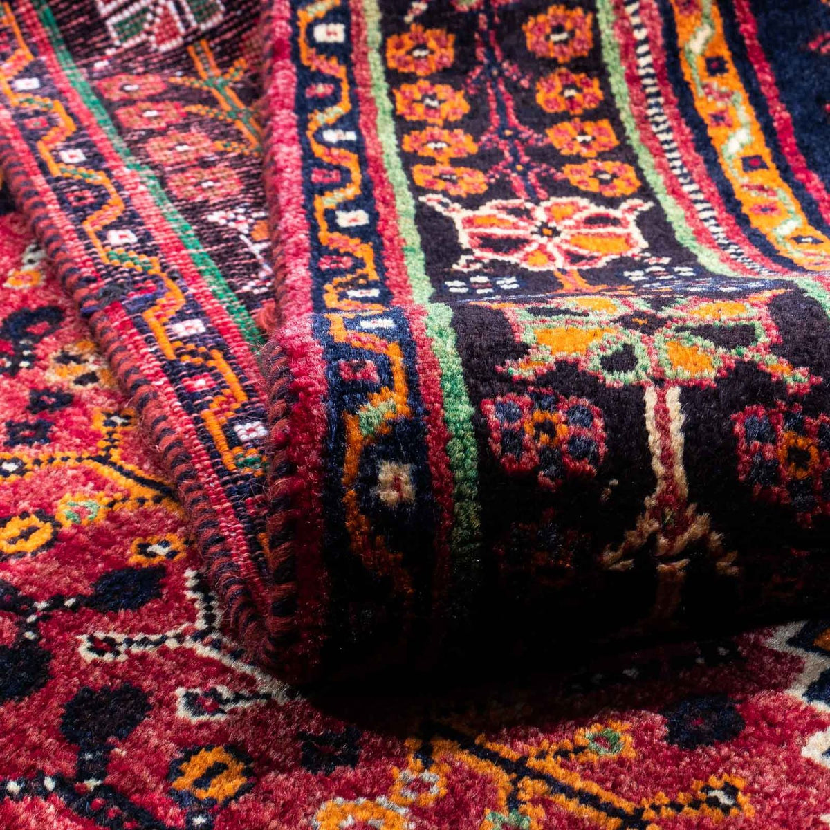 Persisk matta - Nomadic - 268 x 157 cm - mörkröd