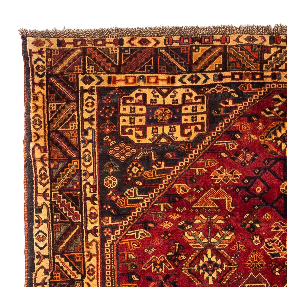 Persisk matta - Nomadic - 270 x 163 cm - mörkröd