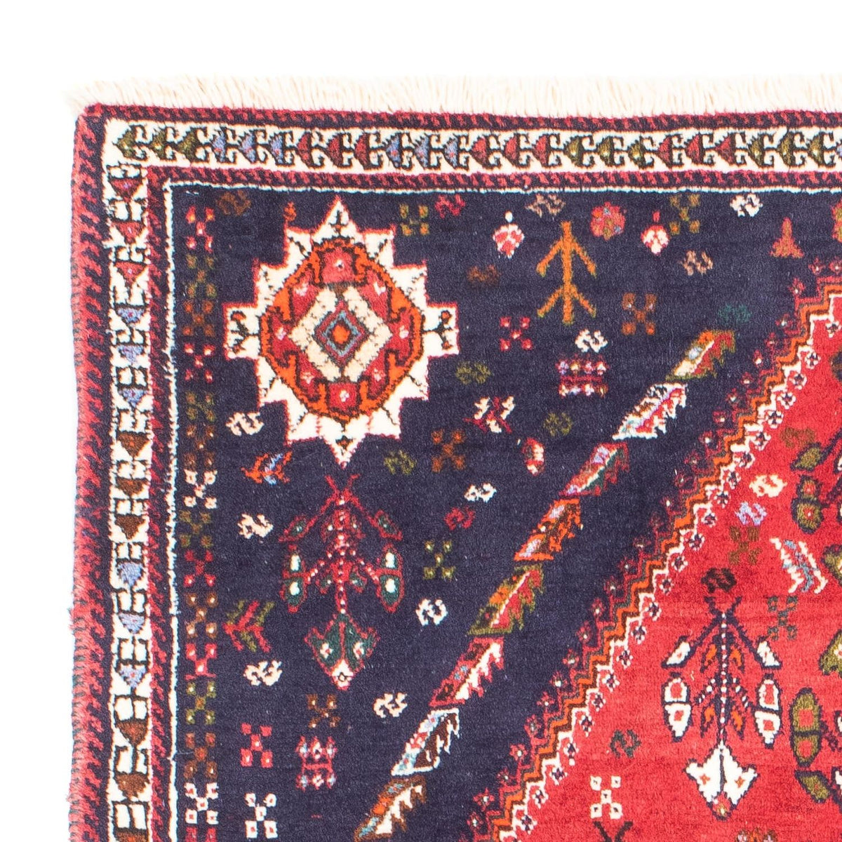 Persisk matta - Nomadic - 147 x 107 cm - mörkblå