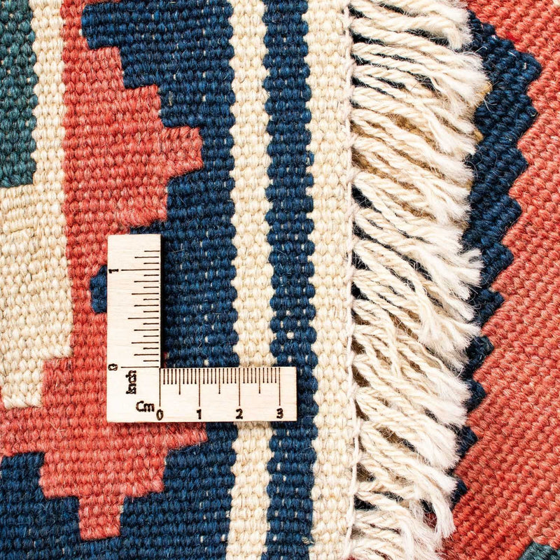 Kelim Carpet - orientalisk matta kvadrat  - 148 x 121 cm - rost