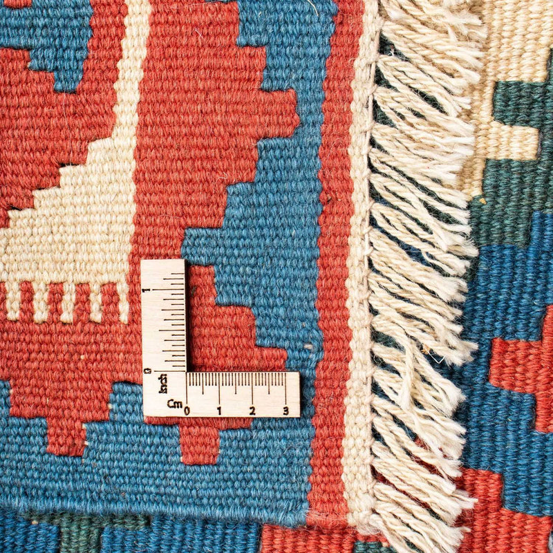 Kelim Carpet - orientalisk matta - 185 x 112 cm - blå