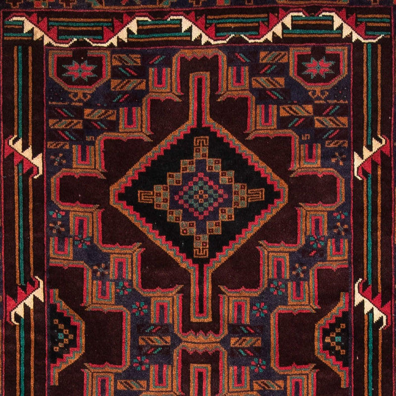 Runner Baluch-matta - 206 x 108 cm - brun