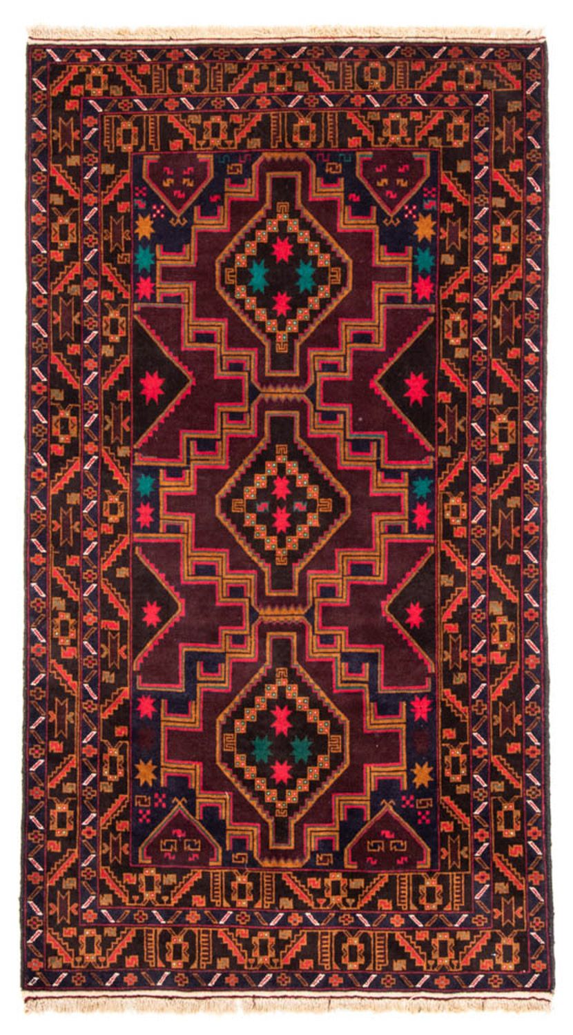 Runner Baluch-matta - 193 x 106 cm - mörkblå