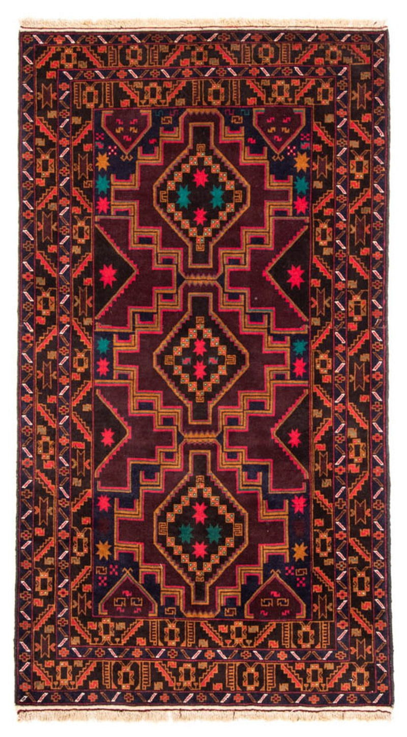 Runner Baluch-matta - 193 x 106 cm - mörkblå