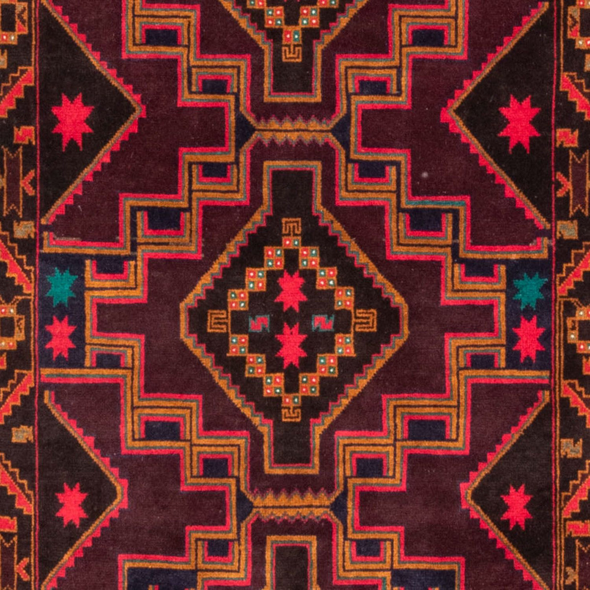 Runner Baluch-matta - 193 x 106 cm - mörkblå