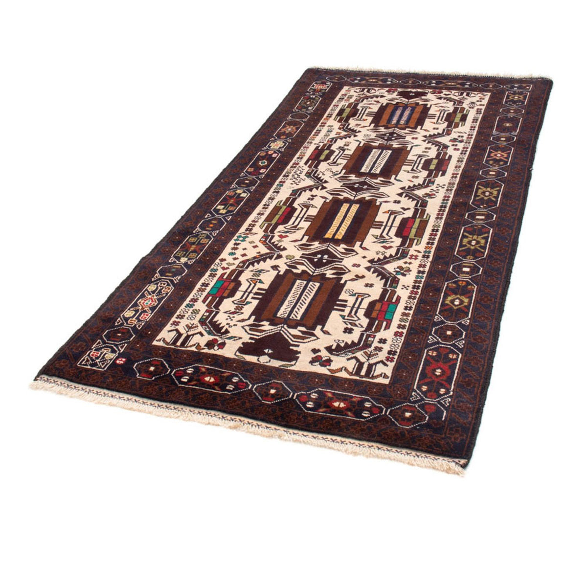 Runner Baluch-matta - 207 x 100 cm - beige