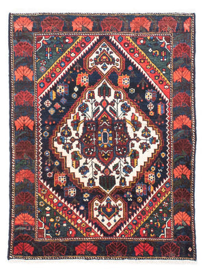 Persisk matta - Nomadic - 143 x 107 cm - mörkblå