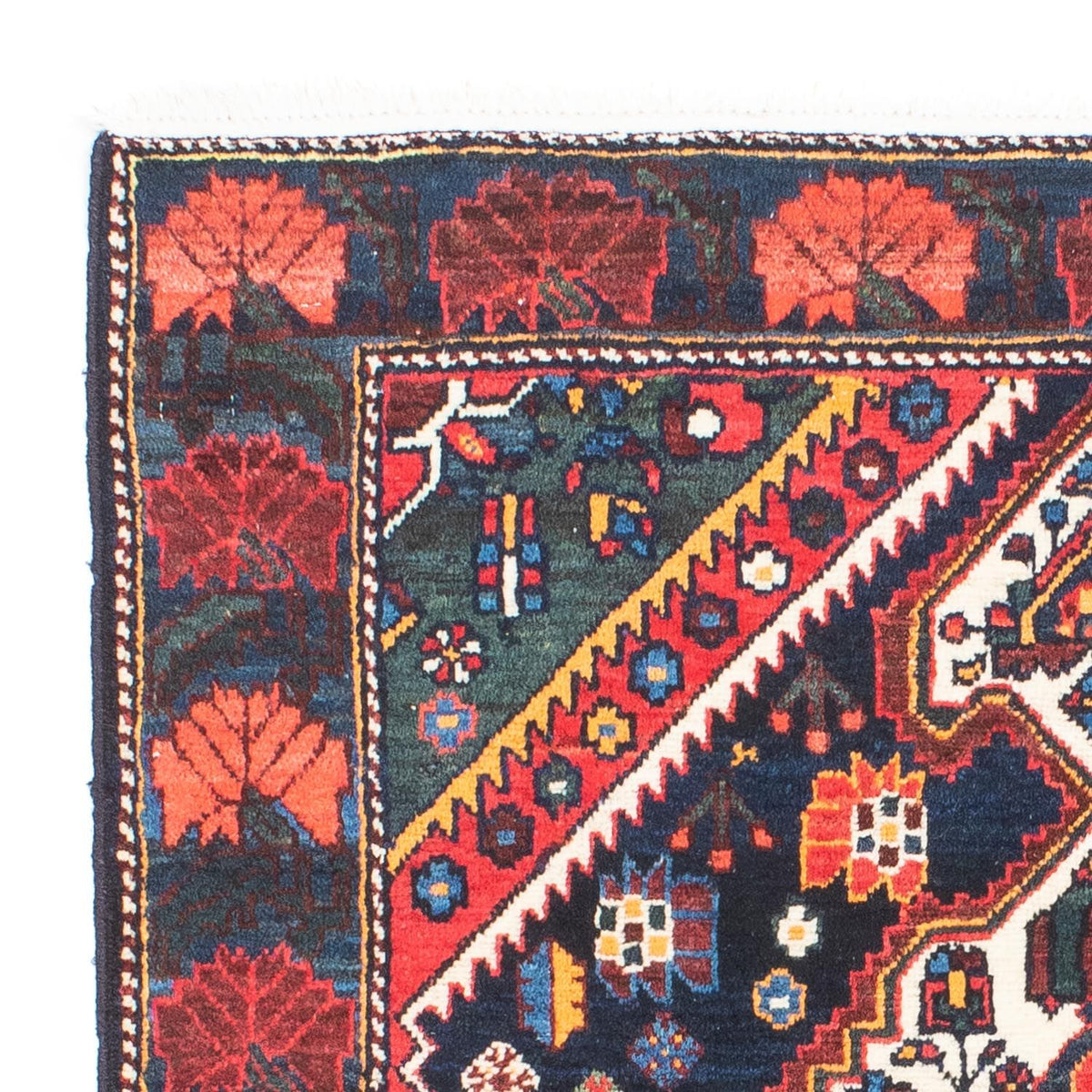 Persisk matta - Nomadic - 143 x 107 cm - mörkblå