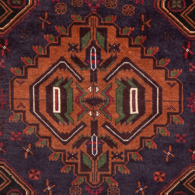 Baluch-matta - 196 x 111 cm - mörkblå