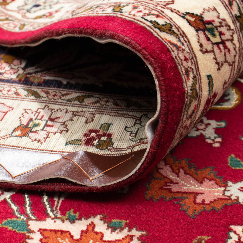 Persisk matta - Tabriz - Royal kvadrat  - 300 x 297 cm - mörkröd