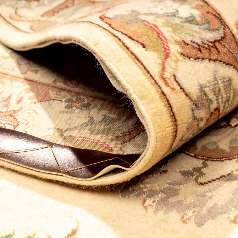 Persisk matta - Tabriz - Royal - 346 x 256 cm - ljusbrun