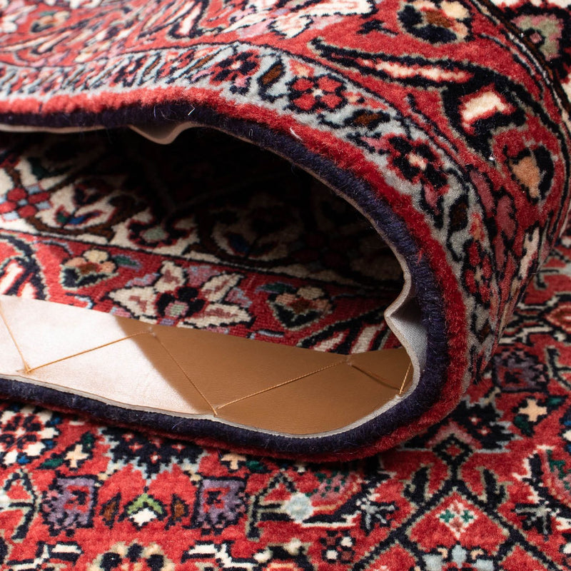 Persisk matta - Bijar kvadrat  - 300 x 300 cm - mörkröd