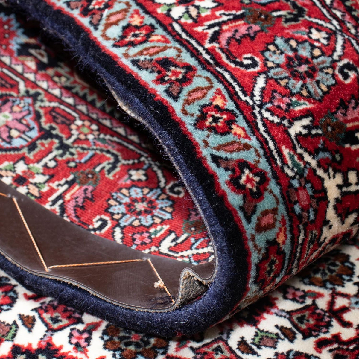 Runner Persisk matta - Bijar - 212 x 74 cm - mörkröd