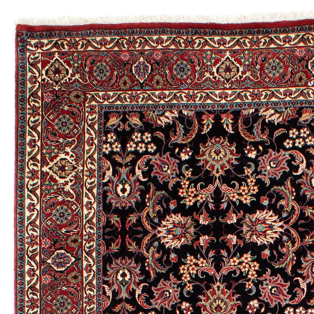 Persisk matta - Bijar - 299 x 203 cm - mörkblå