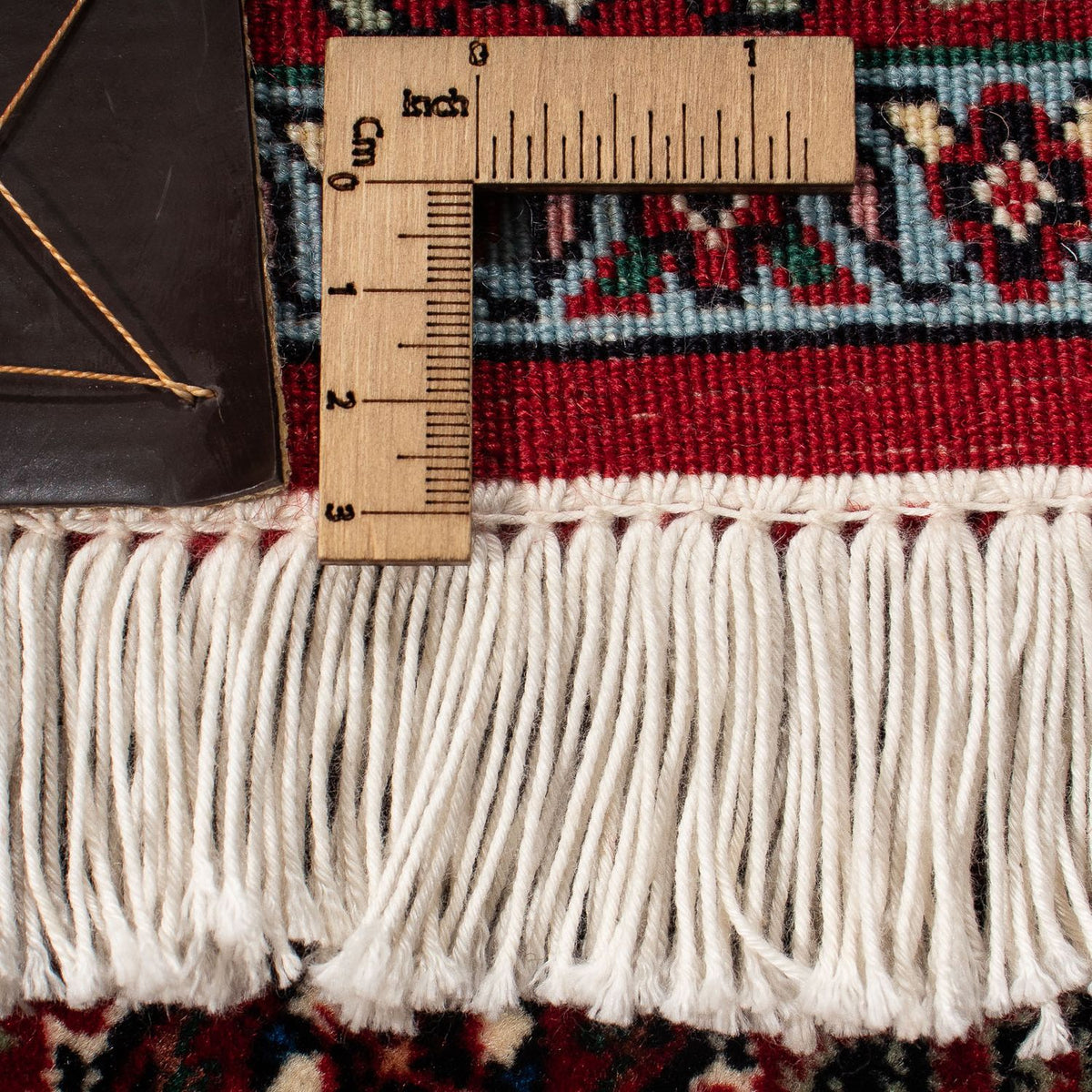 Persisk matta - Bijar - 295 x 202 cm - mörkröd